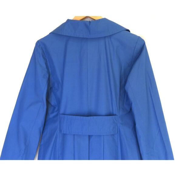 Nwt LONDON FOG The Tower Collection Back Pleated Water Resistant Trench Coat S - Picture 5 of 12